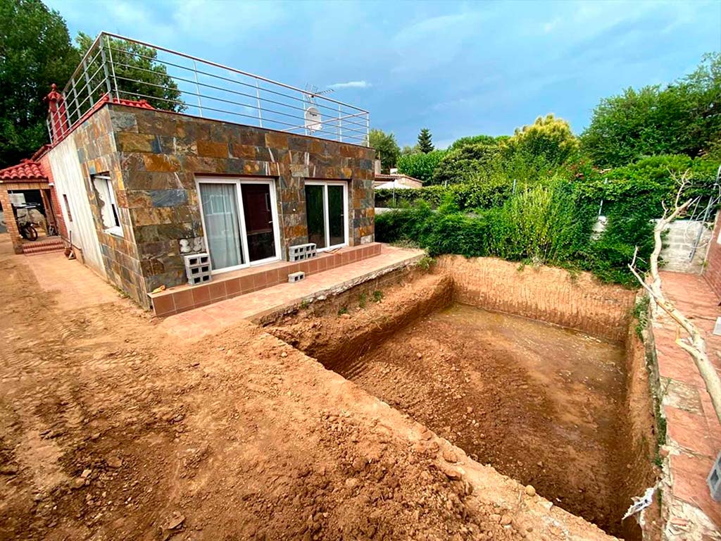 Excavaciones para piscinas