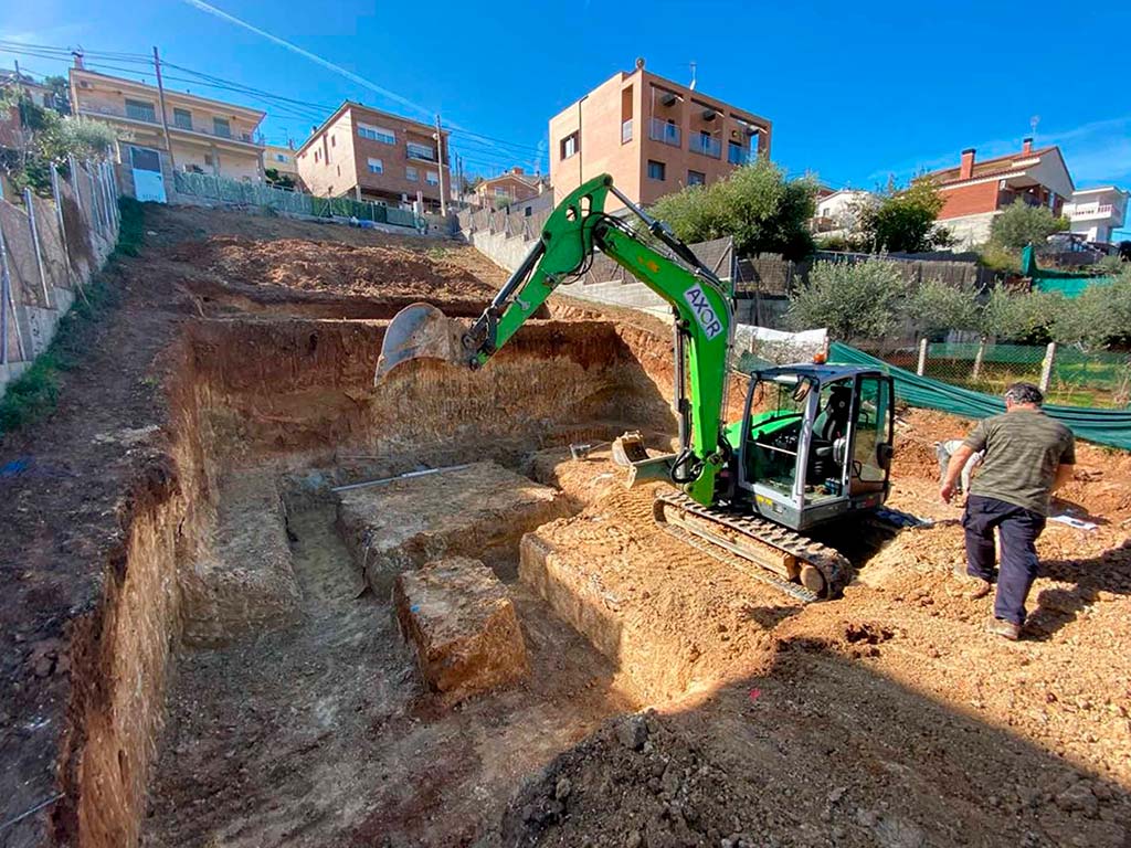 Excavaciones en Barcelona